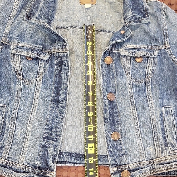 American Eagle Outfitters Blue Jean Jacket - Picture 12 of 13